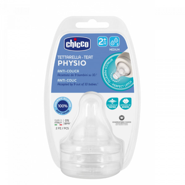 Chicco P5 Tetina Silicone Médio 2M+
