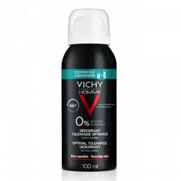 Vichy Homme Desodorizante Spray Tolerância Ótima 100ml