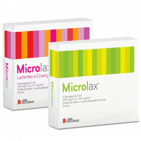 Microlax, 450/45 Mg/5 Ml X 6 Enema Sol Tubo