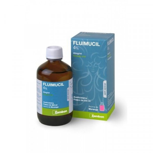 Fluimucil 4%, 40 Mg/Ml-200 Ml X 1 Sol Oral Ml