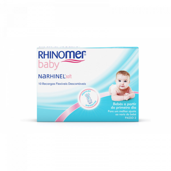 Rhinomer Baby Narhinel Soft Recargas Aspirador Nasal 10un.