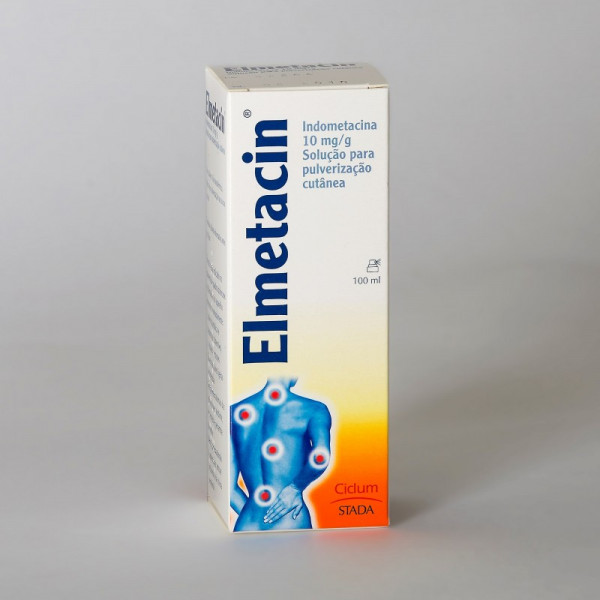 Elmetacin, 10 Mg/G-100 Ml X 1 Sol Pulv Cut