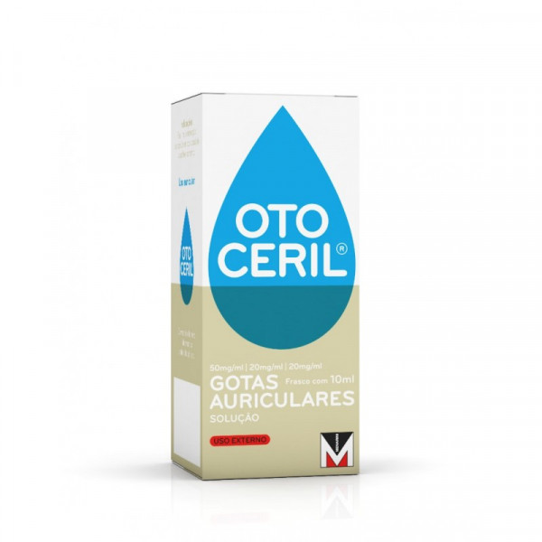 Otoceril, 50 Mg/Ml + 20 Mg/Ml + 20 Mg/Ml Frasco 10 Ml Gta Auric Sol