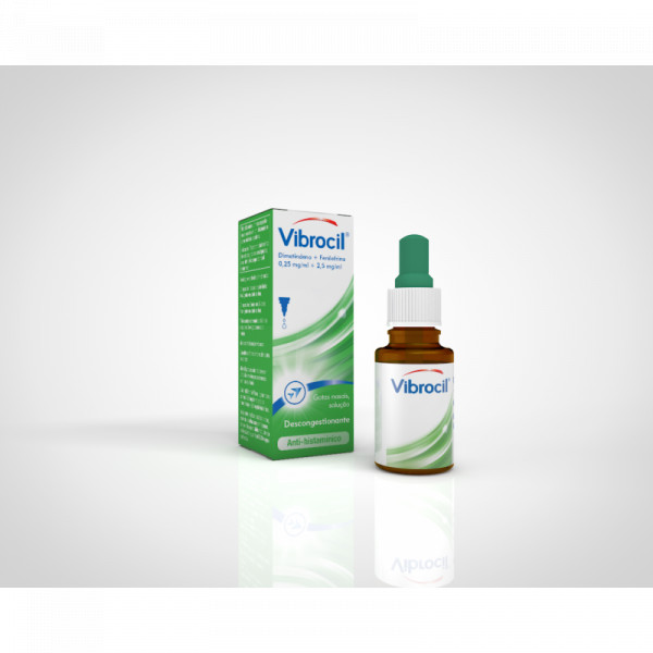Vibrocil (15 Ml), 0,25/2,5 Mg/Ml X 1 Sol Nasal Conta-Gotas