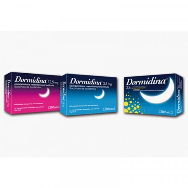 Dormidina, 25 Mg X 14 Comp Rev