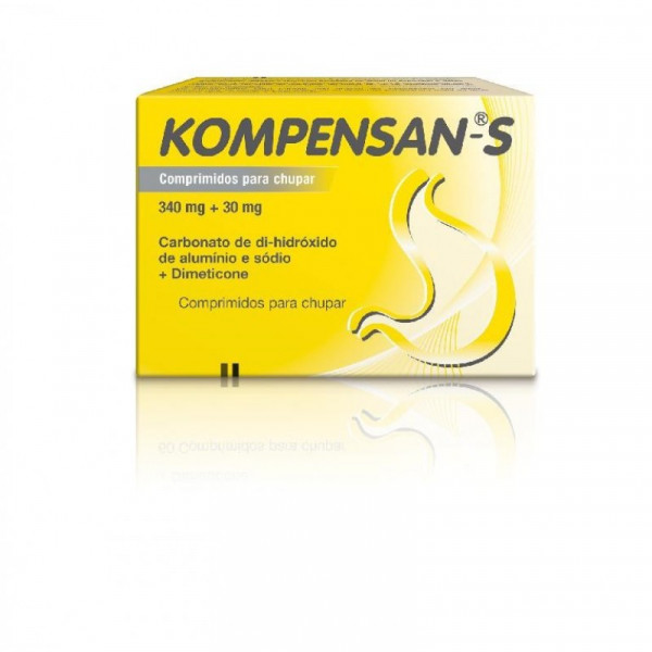 Kompensan Trieffect, 340 Mg + 30 Mg Blister 20 Unidade(S) Comp Chupar