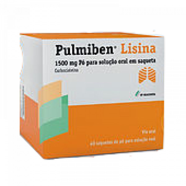Pulmiben Lisina, 1500 Mg X 40 Pó Sol Oral Saq