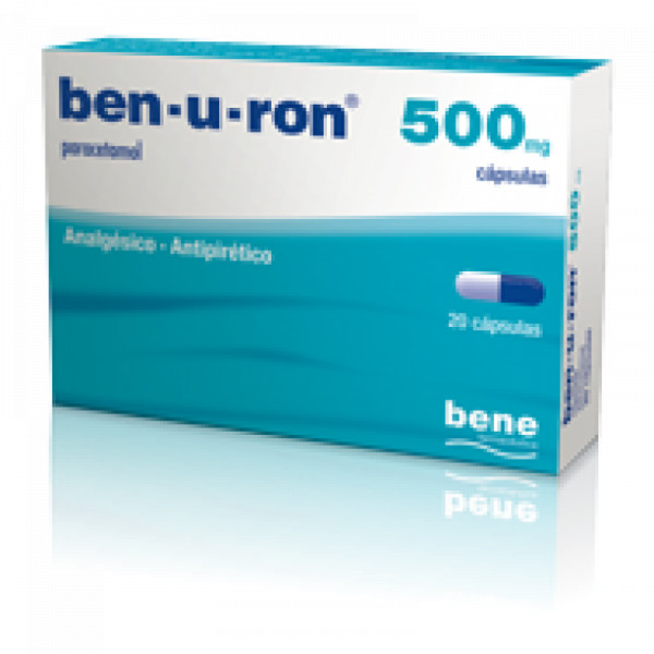 Ben-U-Ron, 500 Mg X 20 Cáps