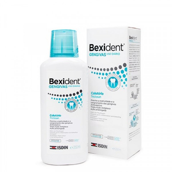 Isdin Bexident Gengivas. Elixir Colutório Triclosan 250ml