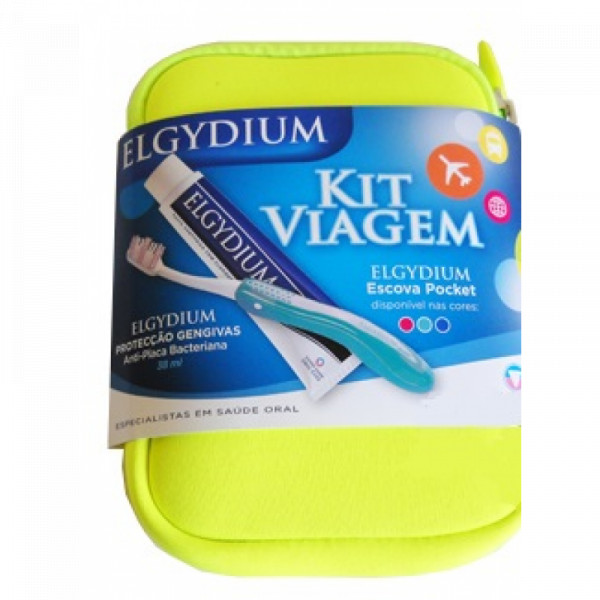 Elgydium Kit Viagem Pasta de Dentes + Escova Pocket