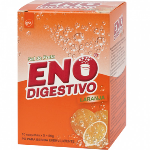 Eno Digestivo Laranja 10 Saquetas