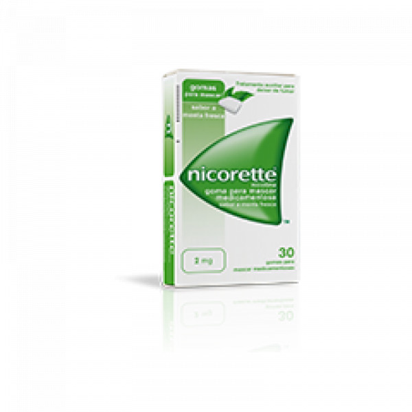 Nicorette Menta Fresca, 2 Mg X 30 Goma