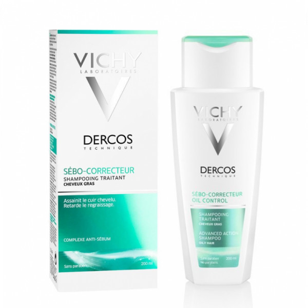 Dercos Champô Sebo Corretor 200ml