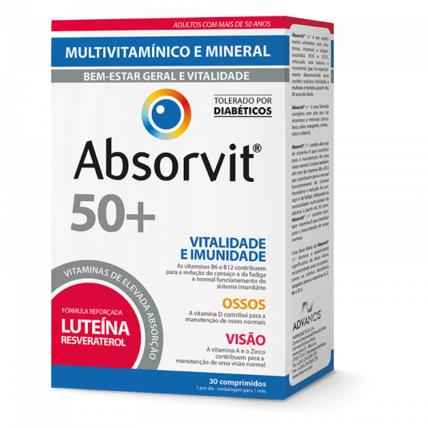 Absorvit 50+ Comprimidos 30un