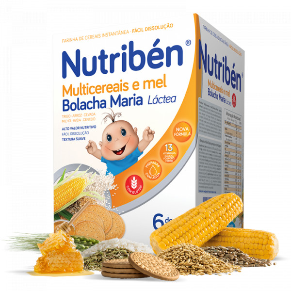 Nutriben Farinhas Multicer Mel Bol Mar 600G