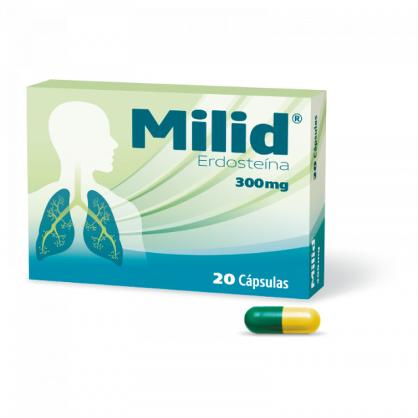 Milid, 300 Mg X 20 Cáps