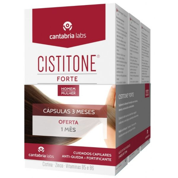 Cistitone Forte Revitalizante do Cabelo e das Unhas Cápsulas 3x60unid.