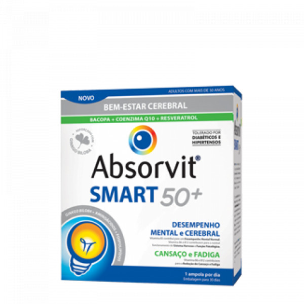 Absorvit Smart 50+ Ampolas 30x10ml