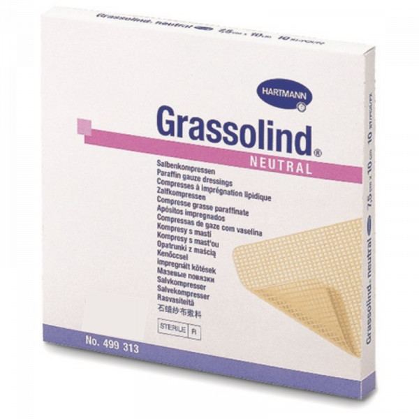 Grassolind Cpssa Pda 5X5 Cm X 10 Compressa