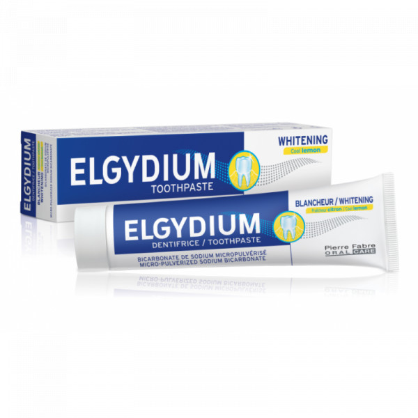 Elgydium Whitening. Pasta Branqueamento Sabor a Limão 75ml