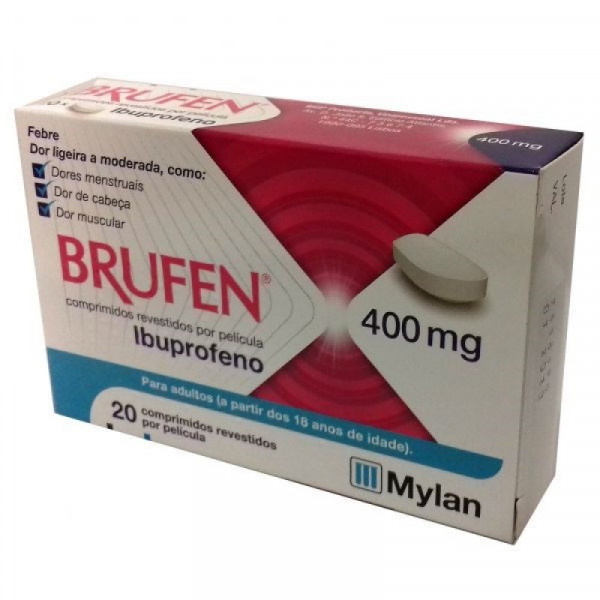 Brufen, 400 Mg X 20 Comp Rev