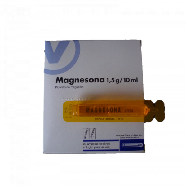 Magnesona, 1500 Mg/10 Ml X 20 Sol Oral Amp
