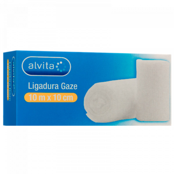 Alvita Lig Gaze 10M X 10Cm