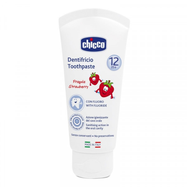 Chicco Pasta de Dentes Morango 12M+ 50ml