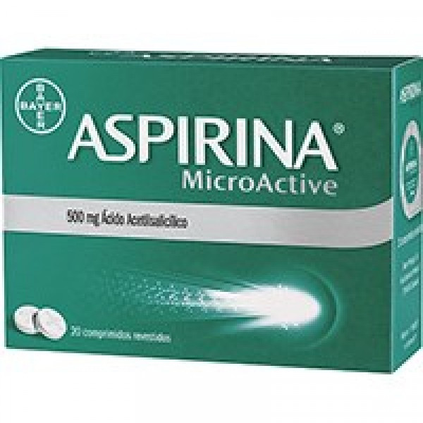 Aspirina Xpress, 500 Mg X 20 Comp Rev