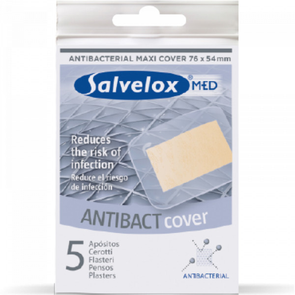 Salvelox Medio Antibacteriano Cover76X54Mm X 5
