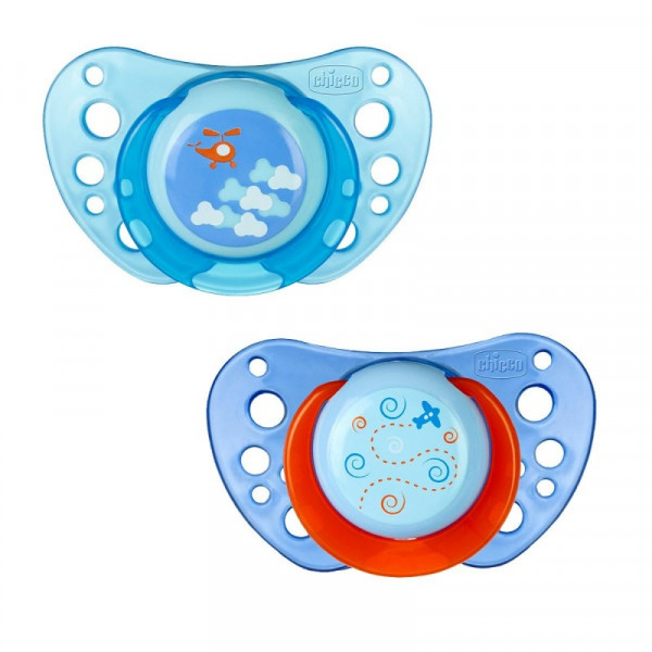 Chicco Physio Air Chupeta Azul 6-12M