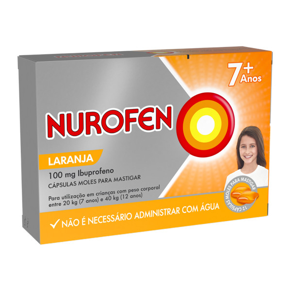 Nurofen, 100 Mg X 24 Cáps Mole P/Mastigar