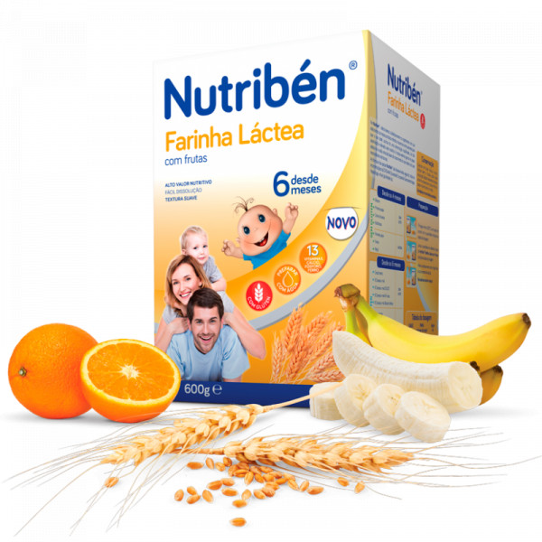 Nutribén Farinha Láctea Com Frutas 600g