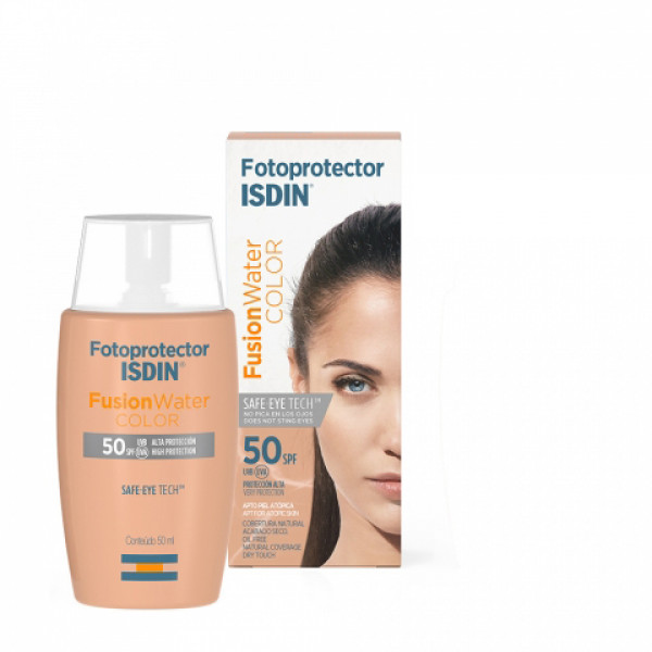 Isdin Fotoprotetor Fusion Water Color SPF50 Creme de Cor Solar 50ml