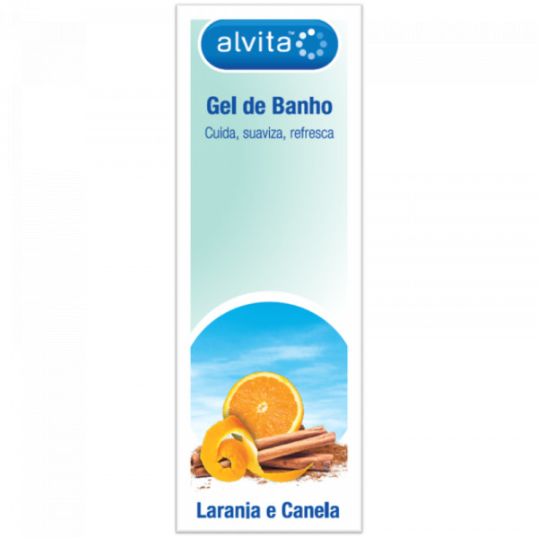 Alvita Gel Banho Laranja Canela 750Ml