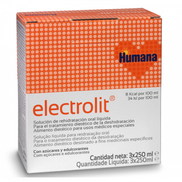 Electrolit Solução Oral Reidratação 3x250ml