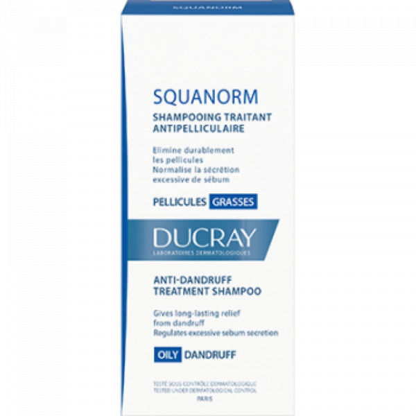 Ducray Squanorm Shampoo Anticaspa Oleosa 200ml
