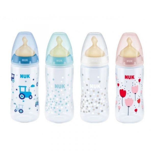 Nuk Biberão First Choice Latex Com Indicação Temperatura 300ml 6-18M