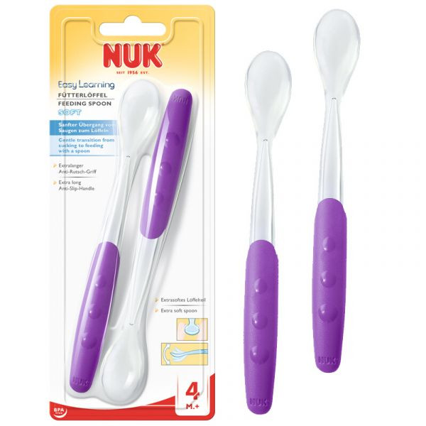 Colher Nuk Soft Easy Learning +4M
