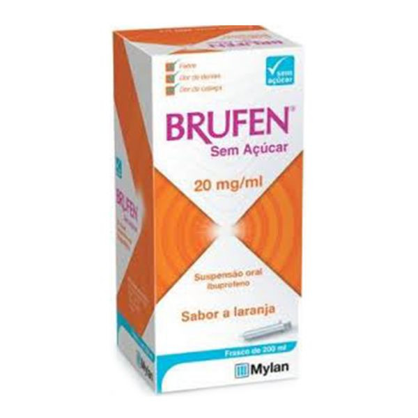 Brufen Sem Açúcar, 20 Mg/Ml-200Ml X 1 Susp Oral Ml