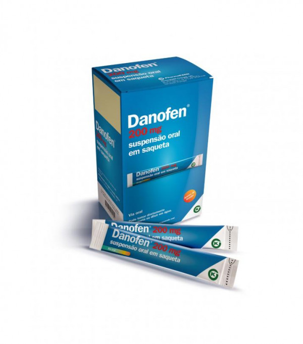 Danofen, 200 Mg/10 Ml X 20 Susp Oral Saq