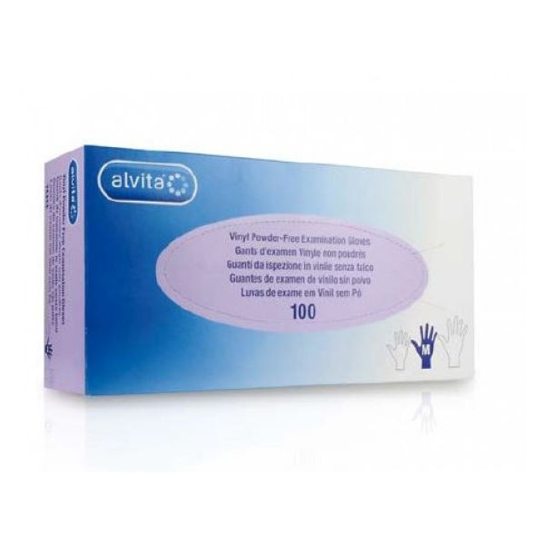 Alvita Luvas Exame Vinil S/Po S X100