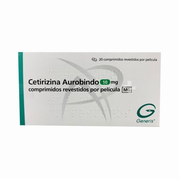 Cetirizina Aurobindo Mg, 10 Mg X 20 Comp Rev