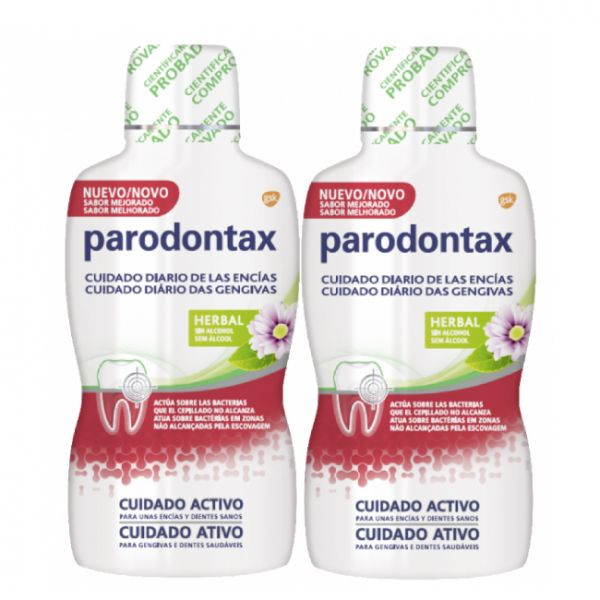 Parodontax Cuidado Diário Das Gengivas Duo Elixir Herbal 2 X 500 Ml Com Preço Especial