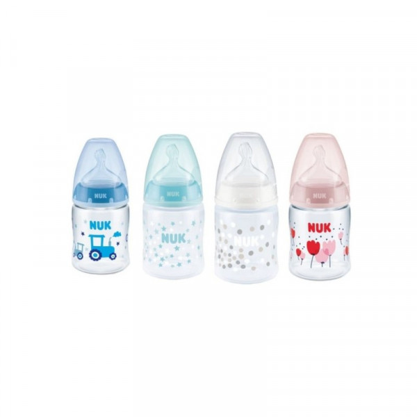 Nuk Biberão First Choice Silicone Com Indicação Temperatura 150ml 0-6M