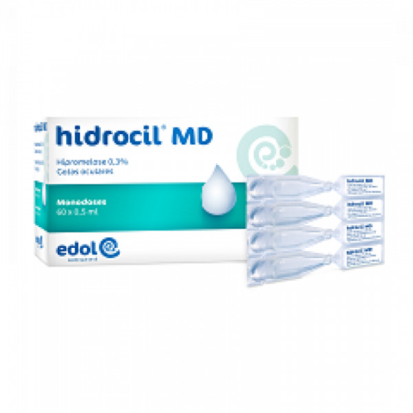 Hidrocil MD Solução Oftálmica Monodoses 0.3% 60un.
