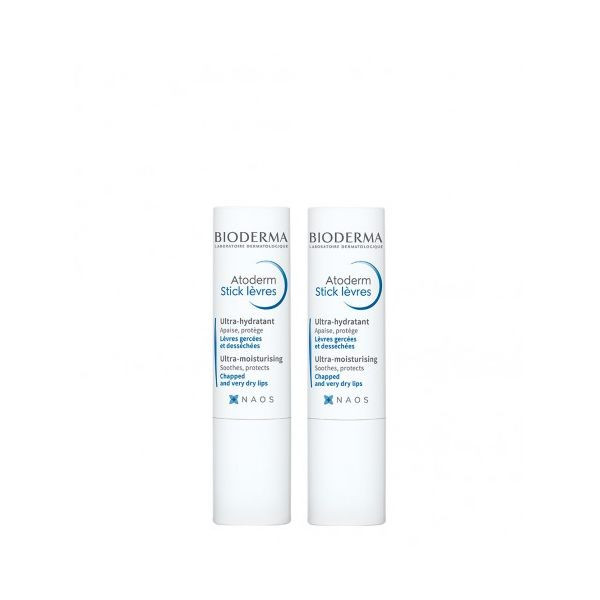 Bioderma Atoderm Lèvres Duo Stick Labial 2 X 4 G Com Preço Especial
