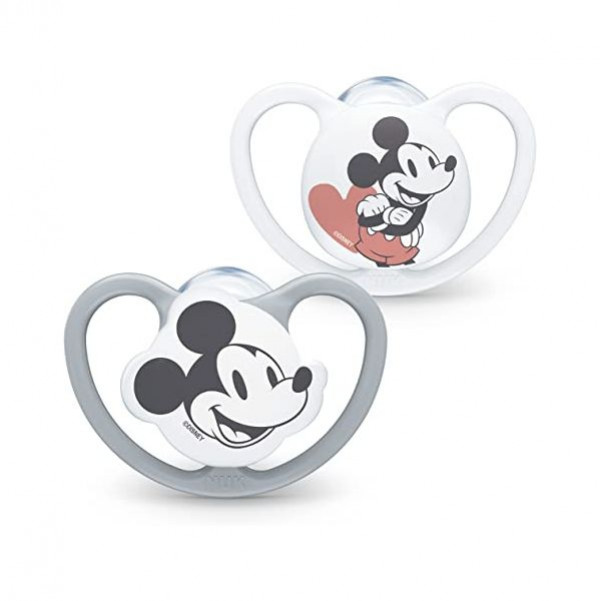 Nuk Space Disney Mickey Chup Silic 6-18Mx2