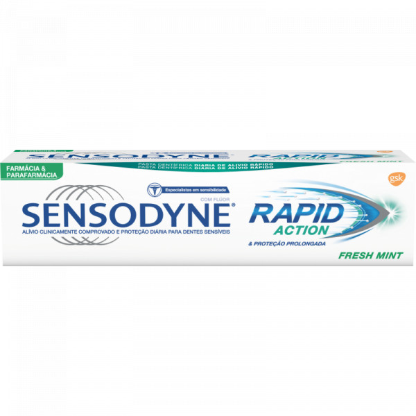 Sensodyne Rapid Action. Pasta Dentífrica Dentes Sensíveis 75ml