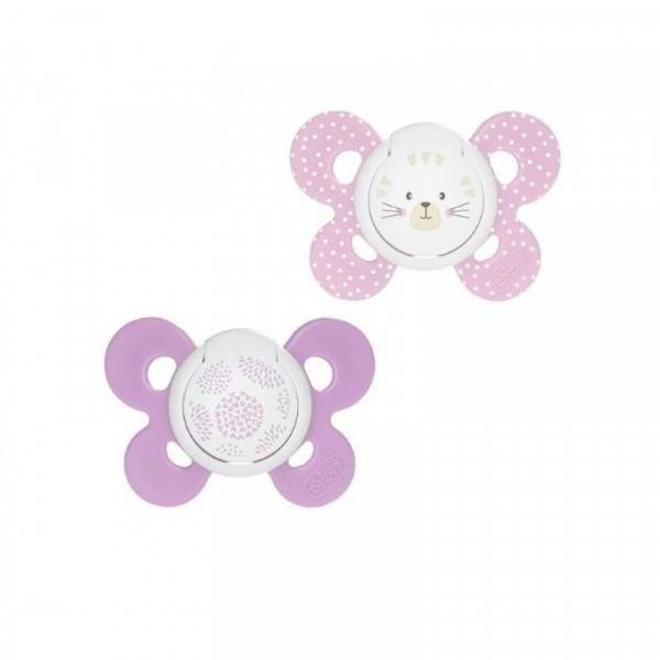 Chicco Physio Comfort Chupeta Silicone Girl 6-16M 2un.